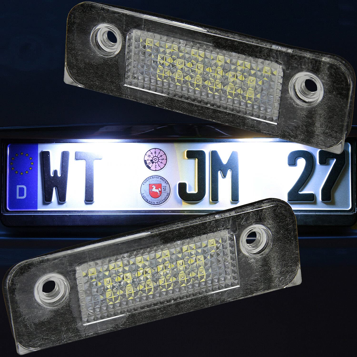 Recambo LED Kennzeichenbeleuchtung passend für Ford Fiesta V | Fusion | Mondeo II von Recambo