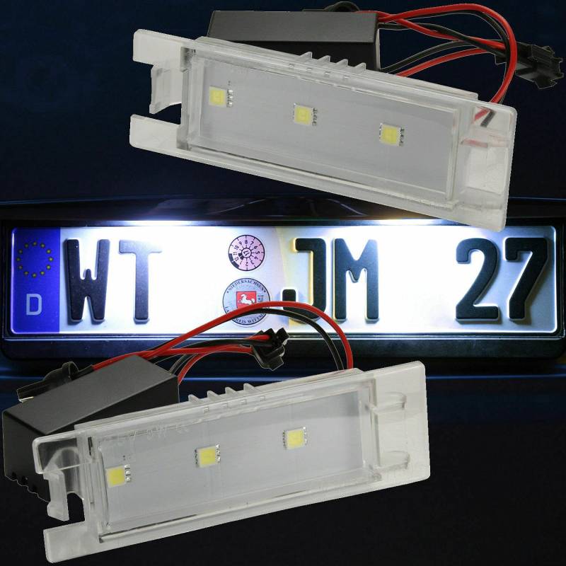 LED Kennzeichenbeleuchtung von Recambo passend für OPEL Meriva A + B | Tigra TwinTop von Recambo