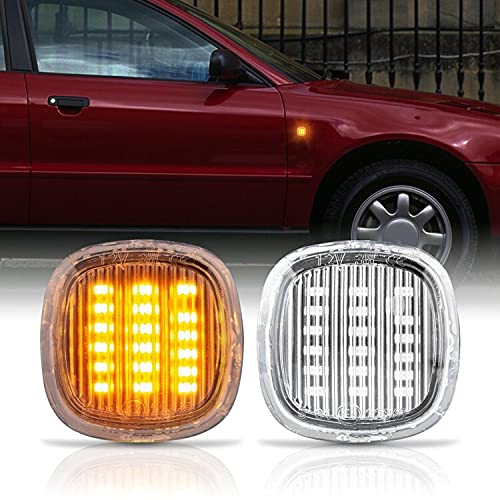 Recambo LED SEITENBLINKER passend für Audi A3 8L, A4 B5, A8 D2 | SEAT Ibiza 6K | KLARGLAS von Recambo