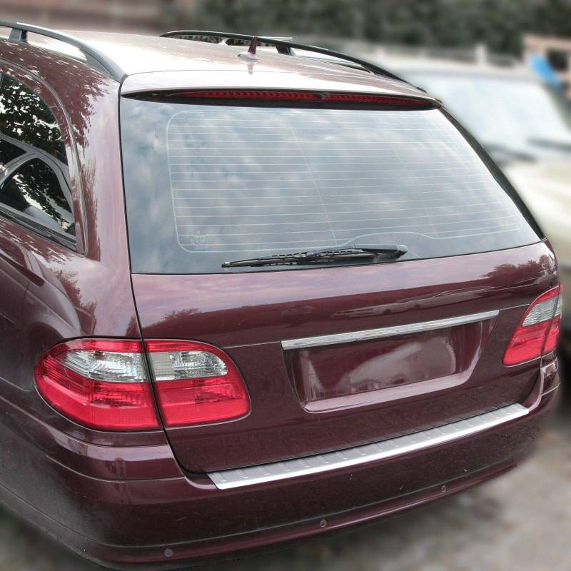 Ladekantenschutz Edelstahl CHROM kompatibel für MERCEDES E-KLASSE S211 CLASSIC | 2002-2009 | premium Qualität von RECAMBO von Recambo
