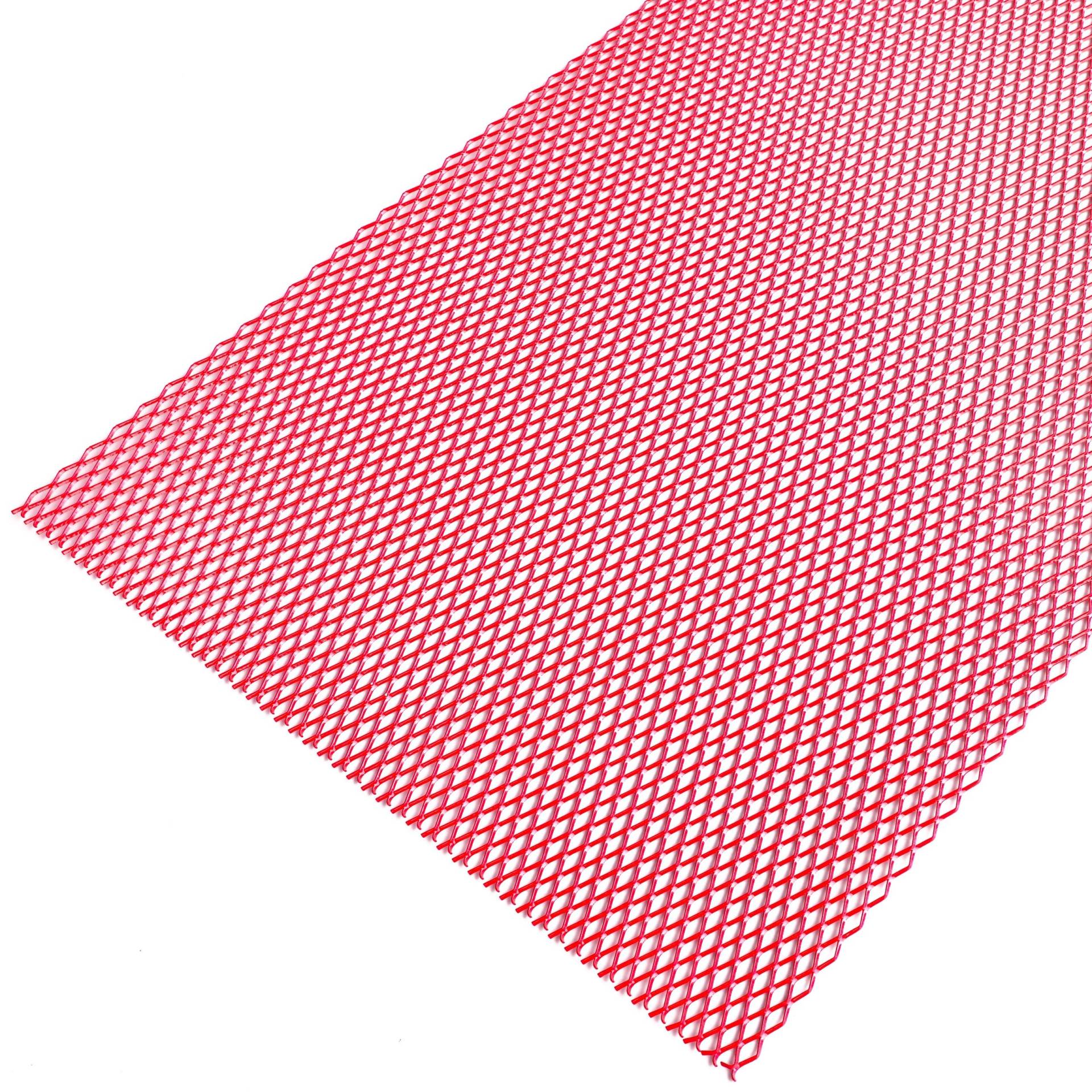RECAMBO 100×33cm Alu Renngitter | Grillgitter, Race Gitter, Streckgitter | Hochwertige Aluminiumlegierung | Universelles automotiv Kühlergitter | Rot, Raute 6 x 12mm RECAMBO 100×33cm Alu Renngitter | Grillgitter, Race Gitter, Streckgitter | Hochwertige Aluminiumlegierung | Universelles automotiv Kühlergitter | Rot, Raute 6 x 12mm von Recambo