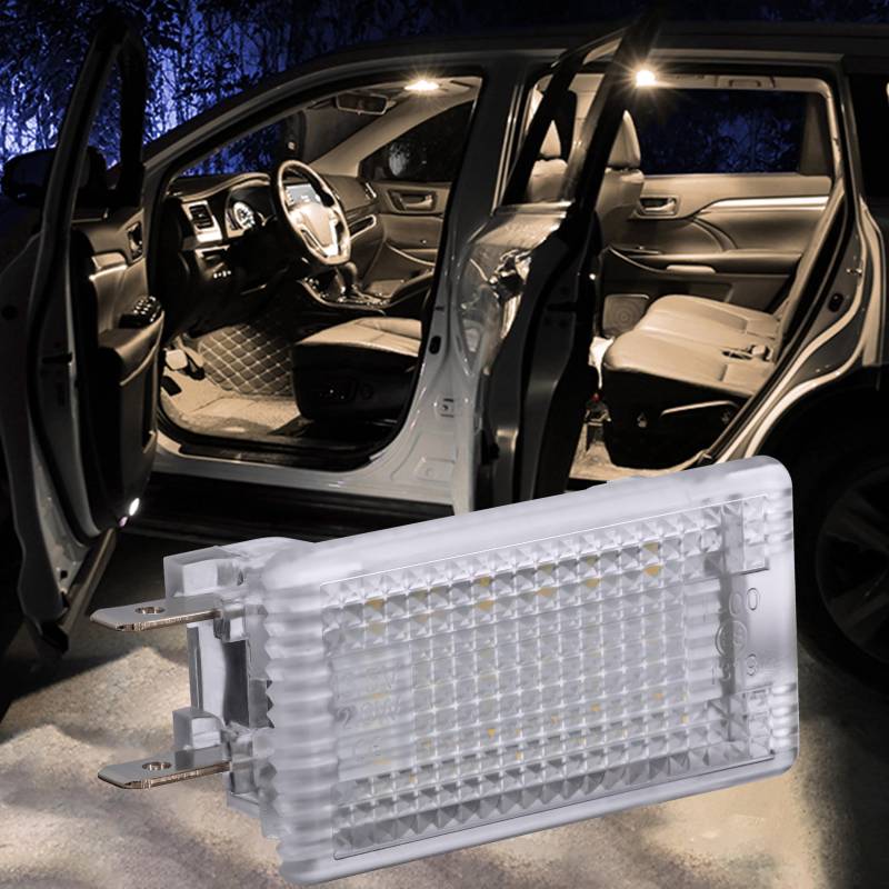 RECAMBO Led Fußraumbeleuchtung kompatibel mit AUDI A6 Typ C5 | A8 Typ D2 D3 | CAN-Bus Fehlerfrei | SMD - Effizient - geringer Stromverbrauch | hohe Leuchtkraft | leichte Installation von Recambo
