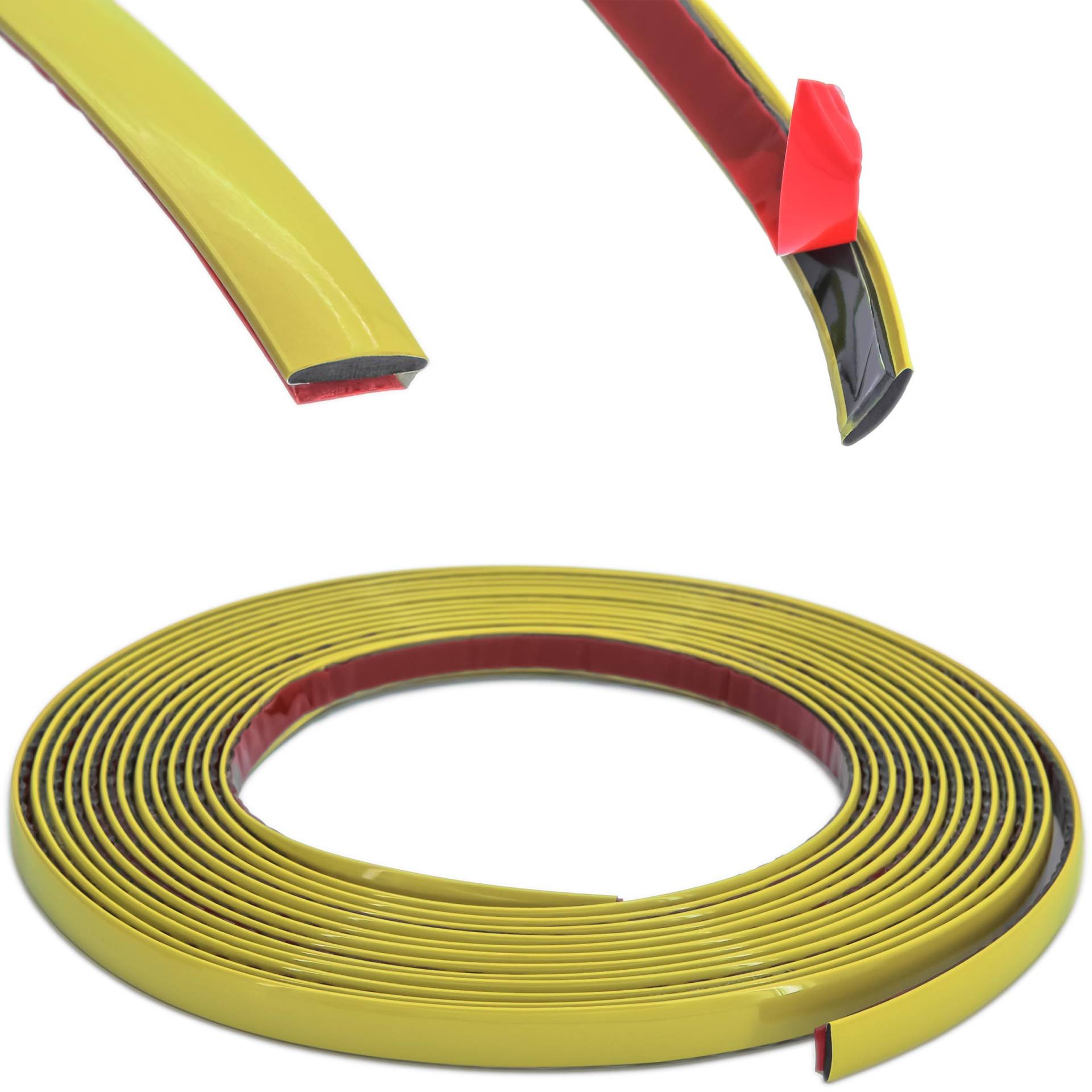 RECAMBO Zierleiste Gelb - Vielseitig, Flexibel & Selbstklebend - 14mm x 5m RECAMBO Zierleiste Gelb - Vielseitig, Flexibel & Selbstklebend - 14mm x 5m von Recambo