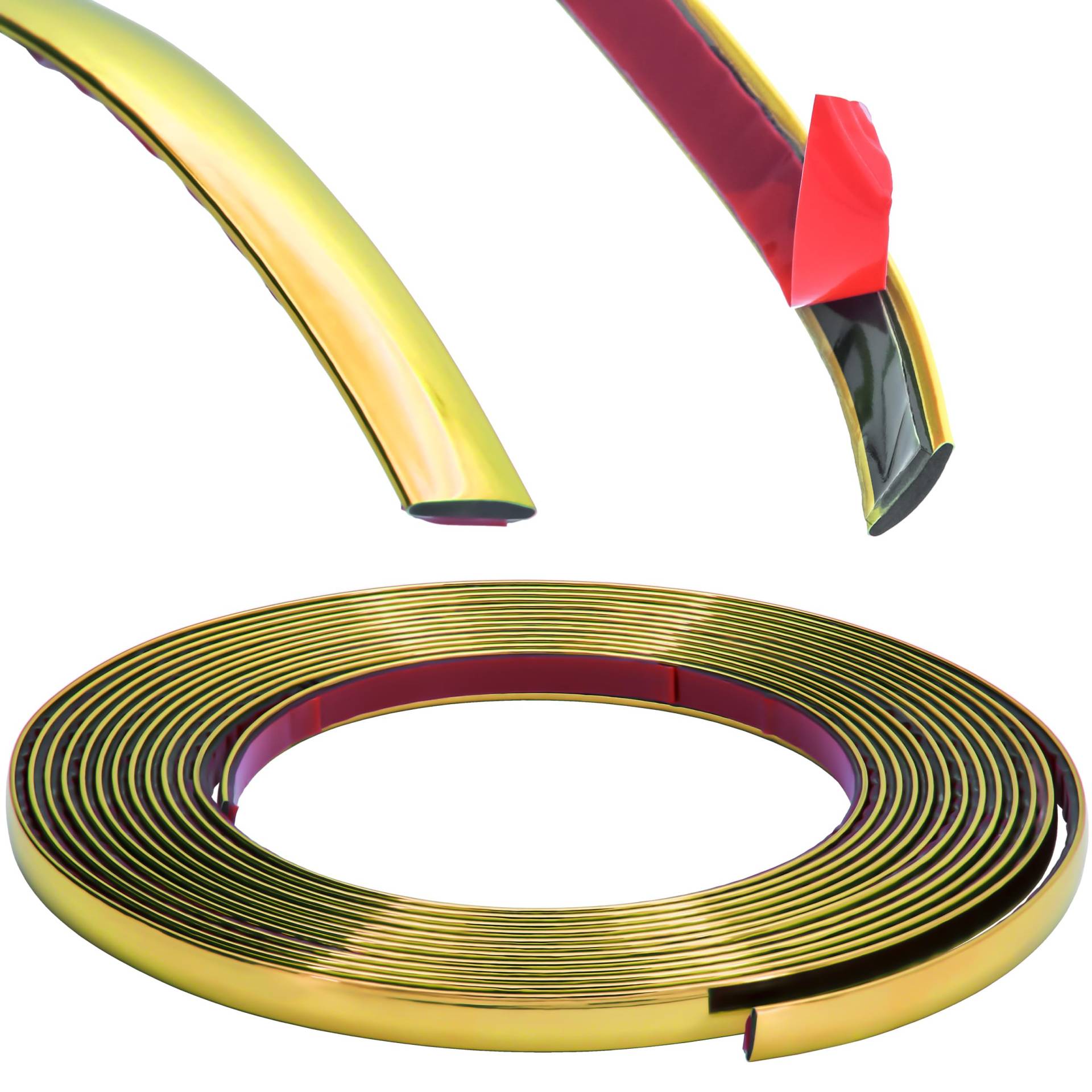 RECAMBO Zierleiste Gold - Vielseitig, Flexibel & Selbstklebend - 12mm x 5m RECAMBO Zierleiste Gold - Vielseitig, Flexibel & Selbstklebend - 12mm x 5m von Recambo