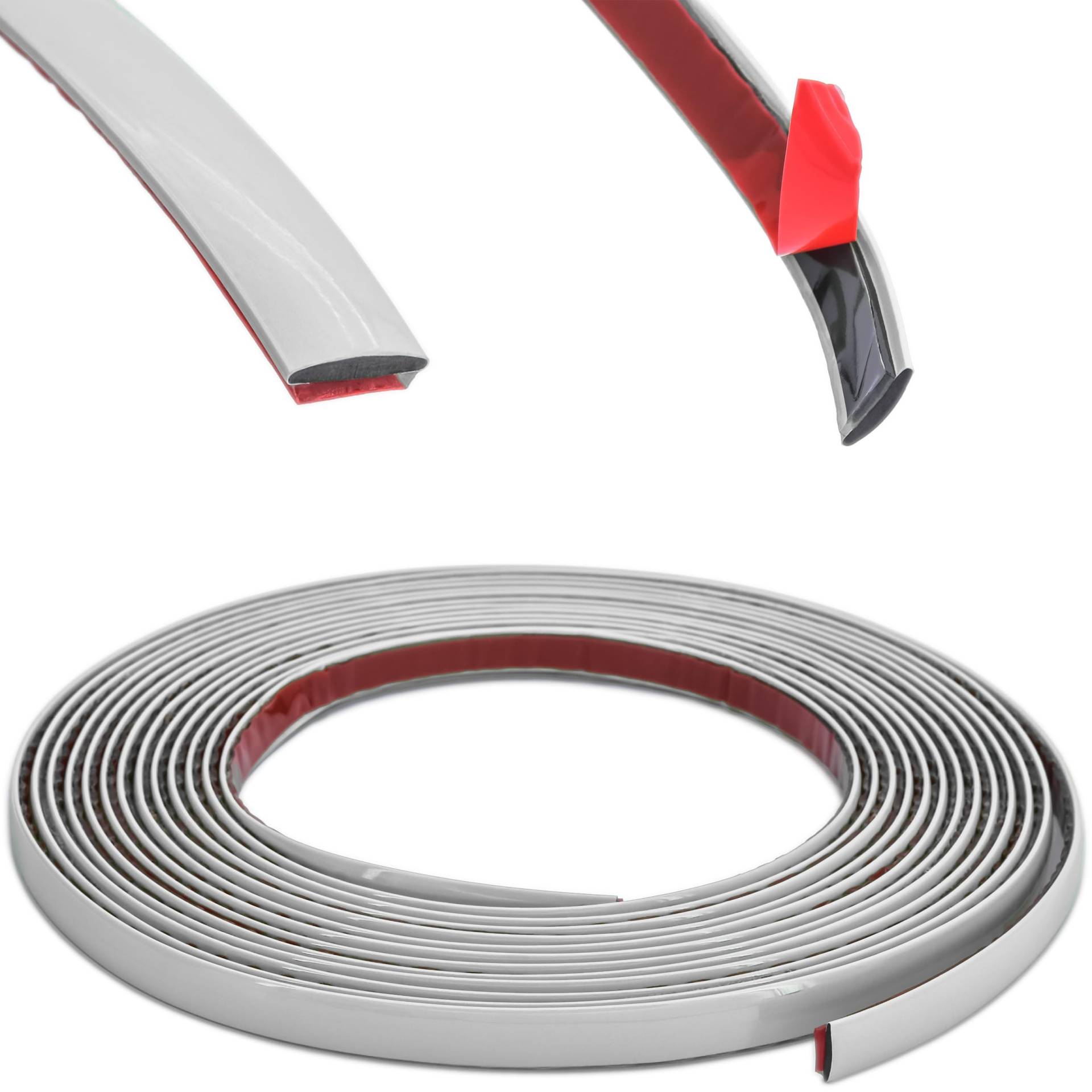 RECAMBO Zierleiste Grau - Vielseitig, Flexibel & Selbstklebend - 25mm x 5m RECAMBO Zierleiste Grau - Vielseitig, Flexibel & Selbstklebend - 25mm x 5m von Recambo