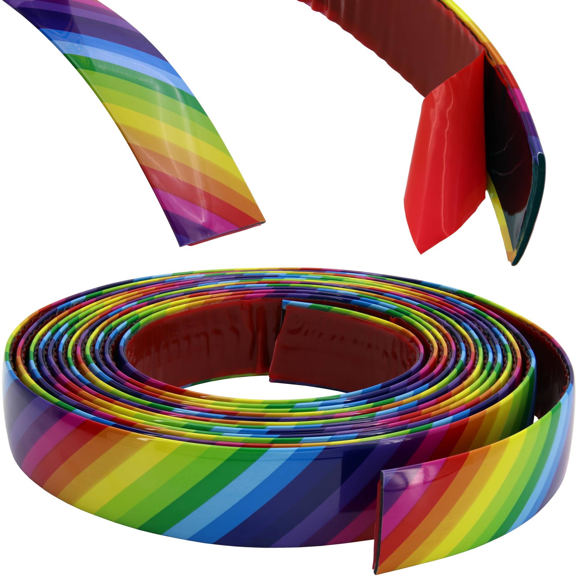 RECAMBO Zierleiste Regenbogen bunt - Vielseitig, Flexibel & Selbstklebend - 30mm x 5m RECAMBO Zierleiste Regenbogen bunt - Vielseitig, Flexibel & Selbstklebend - 30mm x 5m von Recambo
