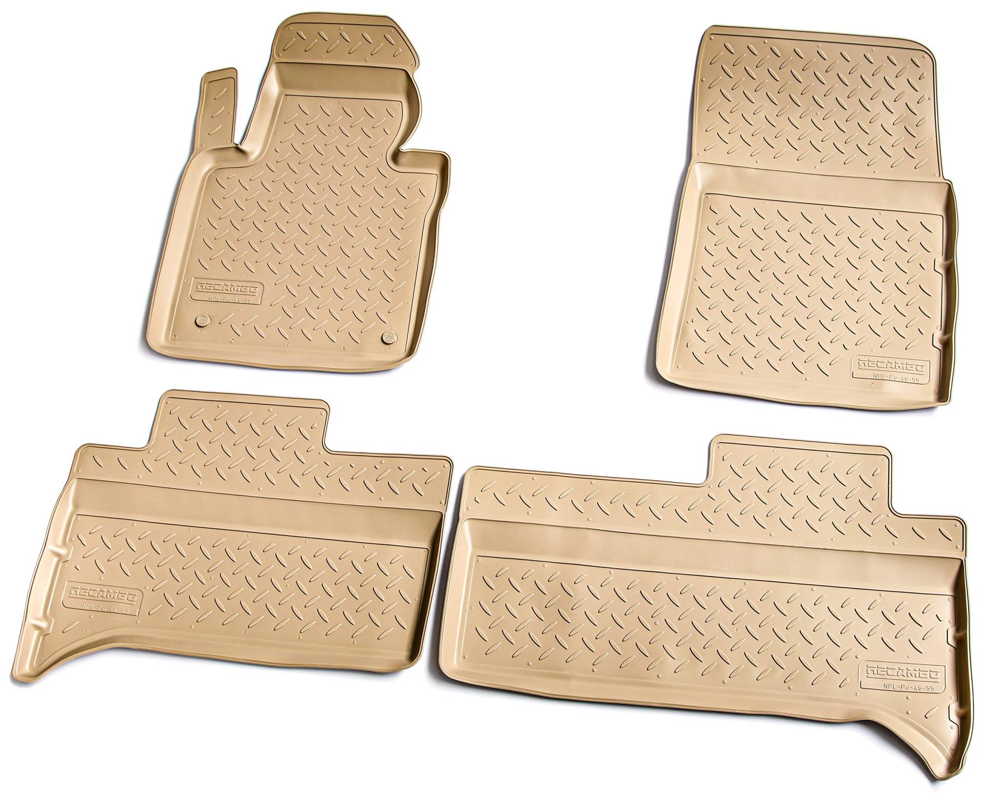 Recambo 3D Gummi Fußmatten kompatibel für Land Rover Range Rover LM L322 | 2002-2012 | Auto Gummimatten | Passgenau | mit Rand | beige Recambo 3D Gummi Fußmatten kompatibel für Land Rover Range Rover LM L322 | 2002-2012 | Auto Gummimatten | Passgenau | mit Rand | beige von Recambo