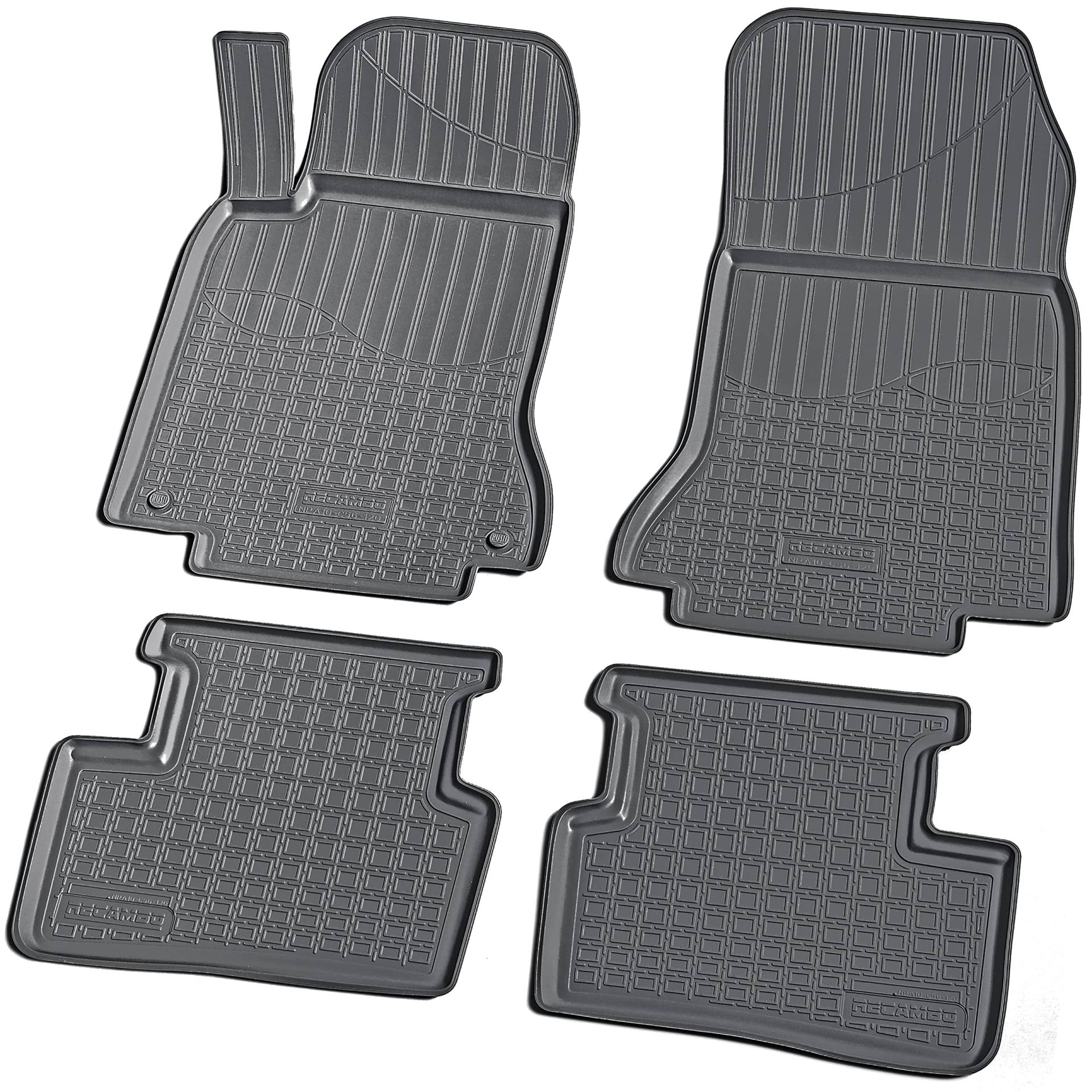 Recambo 3D Gummi Fußmatten kompatibel für Mercedes CLA | C117 | 2013-2018 | Auto Gummimatten | Passgenau | mit Rand | schwarz Recambo 3D Gummi Fußmatten kompatibel für Mercedes CLA | C117 | 2013-2018 | Auto Gummimatten | Passgenau | mit Rand | schwarz von Recambo