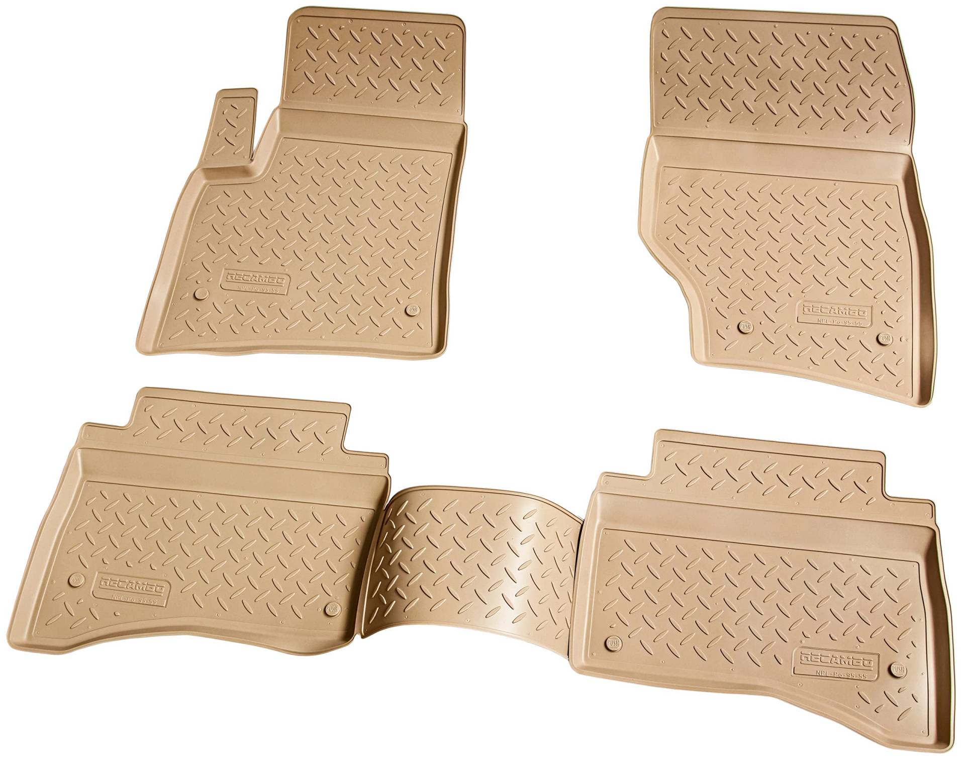 Recambo 3D Gummi Fußmatten kompatibel für Porsche Cayenne | 9PA | 2002-2010 | Auto Gummimatten | Passgenau | mit Rand | beige Recambo 3D Gummi Fußmatten kompatibel für Porsche Cayenne | 9PA | 2002-2010 | Auto Gummimatten | Passgenau | mit Rand | beige von Recambo