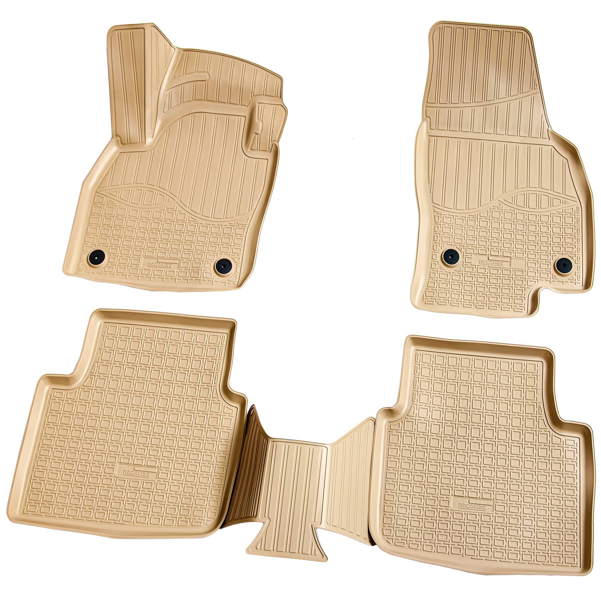 Recambo 3D Gummi Fußmatten kompatibel für Skoda Kamiq | Typ NW4 | Bj ab 2019> | Auto Gummimatten | Passgenau | mit Rand | beige Recambo 3D Gummi Fußmatten kompatibel für Skoda Kamiq | Typ NW4 | Bj ab 2019> | Auto Gummimatten | Passgenau | mit Rand | beige von Recambo