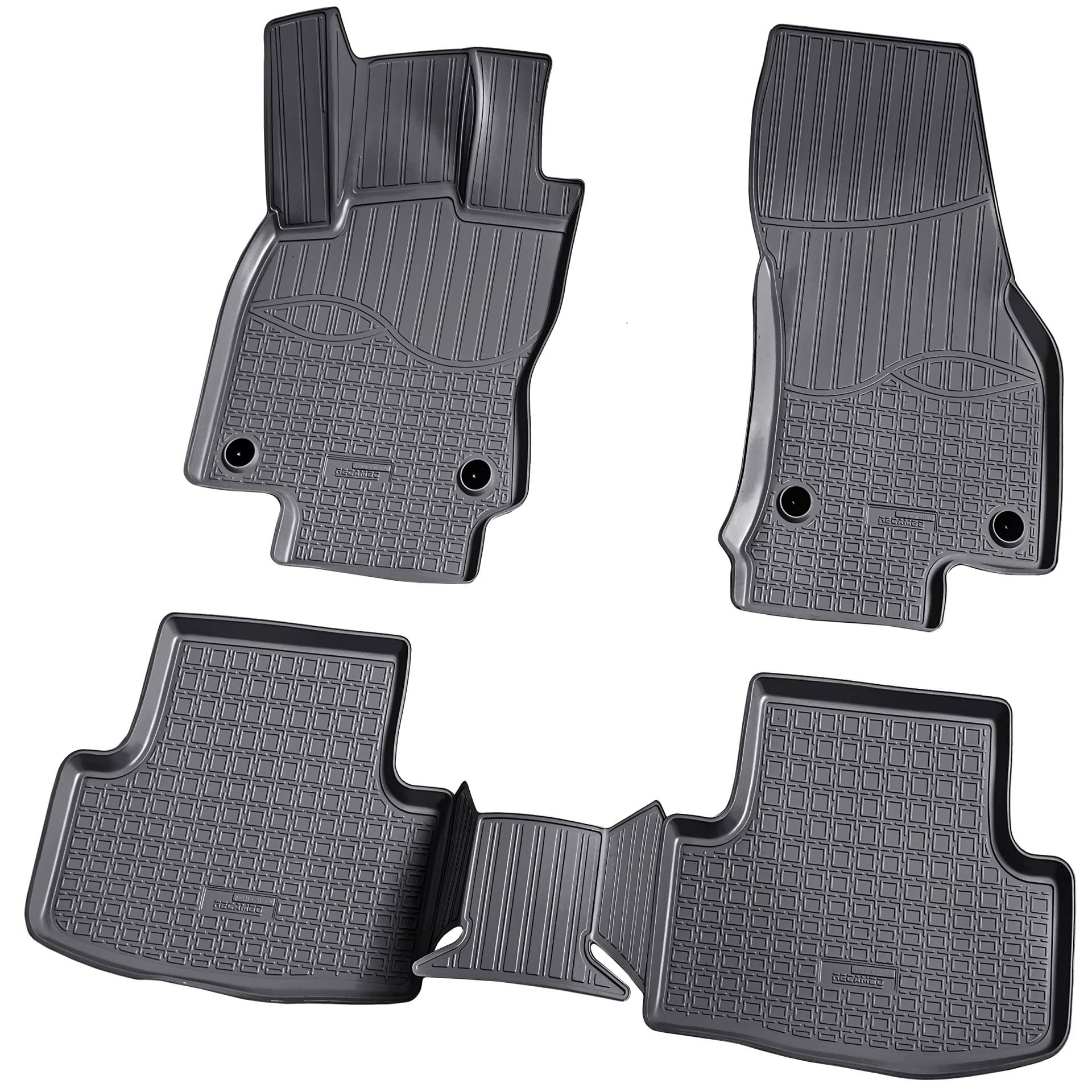 Recambo 3D Gummi Fußmatten kompatibel für Skoda Karoq | Typ NU7 | BJ ab 2017> | Auto Gummimatten | Passgenau | mit Rand | schwarz Recambo 3D Gummi Fußmatten kompatibel für Skoda Karoq | Typ NU7 | BJ ab 2017> | Auto Gummimatten | Passgenau | mit Rand | schwarz von Recambo