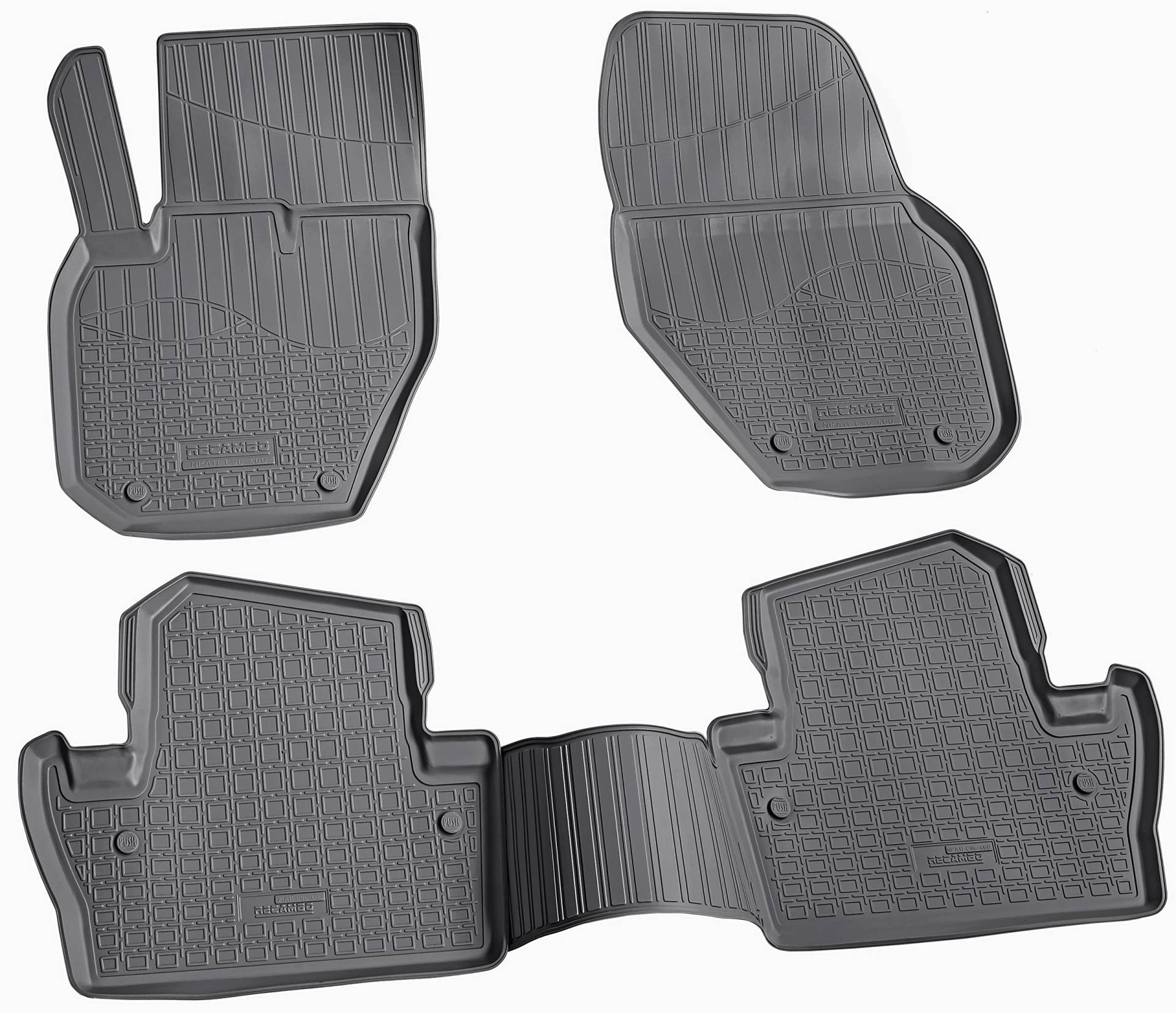 Recambo 3D Gummi Fußmatten kompatibel für Volvo V60 I | BJ 2010-2018 | Auto Gummimatten | Passgenau | mit Rand | schwarz Recambo 3D Gummi Fußmatten kompatibel für Volvo V60 I | BJ 2010-2018 | Auto Gummimatten | Passgenau | mit Rand | schwarz von Recambo