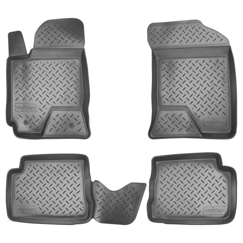 Recambo 3D Gummi Fussmatten passend für HYUNDAI Getz | Typ TB | BJ 2002-2009 | passgenau + Rand von Recambo