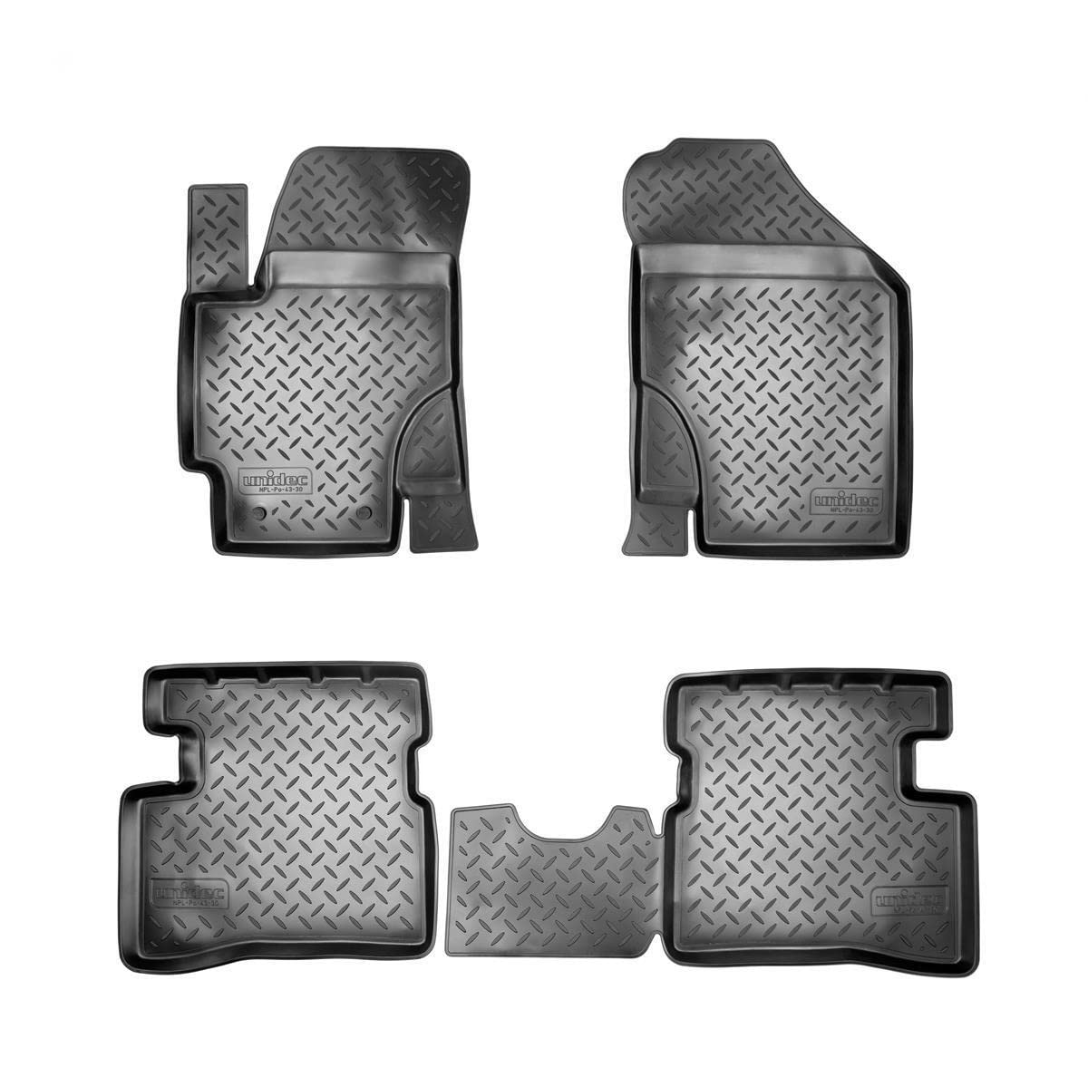 Recambo 3D Gummi Fussmatten passend für KIA Rio | Typ JB | BJ 2005-2011 | passgenau mit Rand Recambo 3D Gummi Fussmatten passend für KIA Rio | Typ JB | BJ 2005-2011 | passgenau mit Rand von Recambo