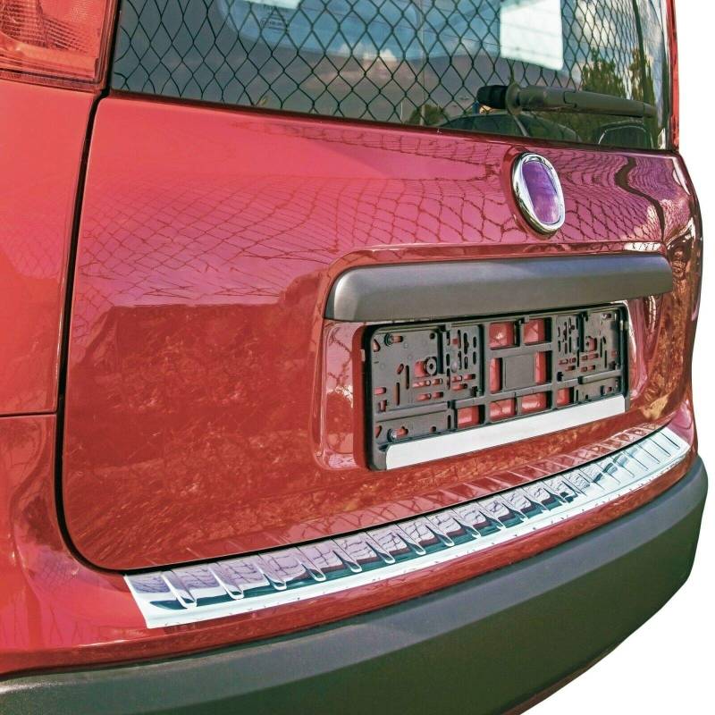 Ladekantenschutz Edelstahl CHROM kompatibel für FIAT PANDA | 312/319 ab 2012 | mit Abkantung | premium Qualität von RECAMBO von Recambo