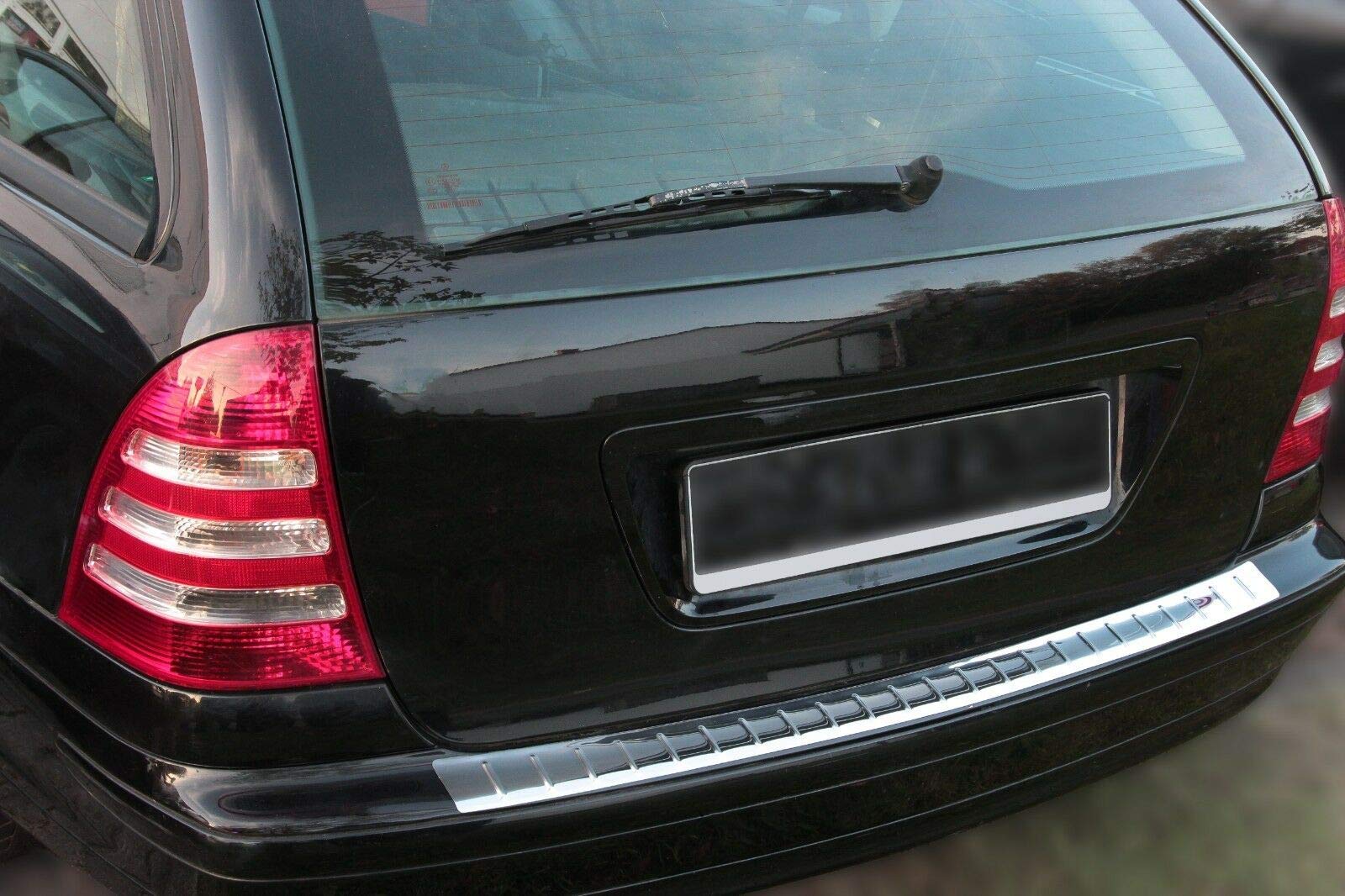 Ladekantenschutz Edelstahl Chrom kompatibel für Mercedes C-KLASSE S203 T-Modell | 2001-2007 | Premium Qualität von RECAMBO von Recambo