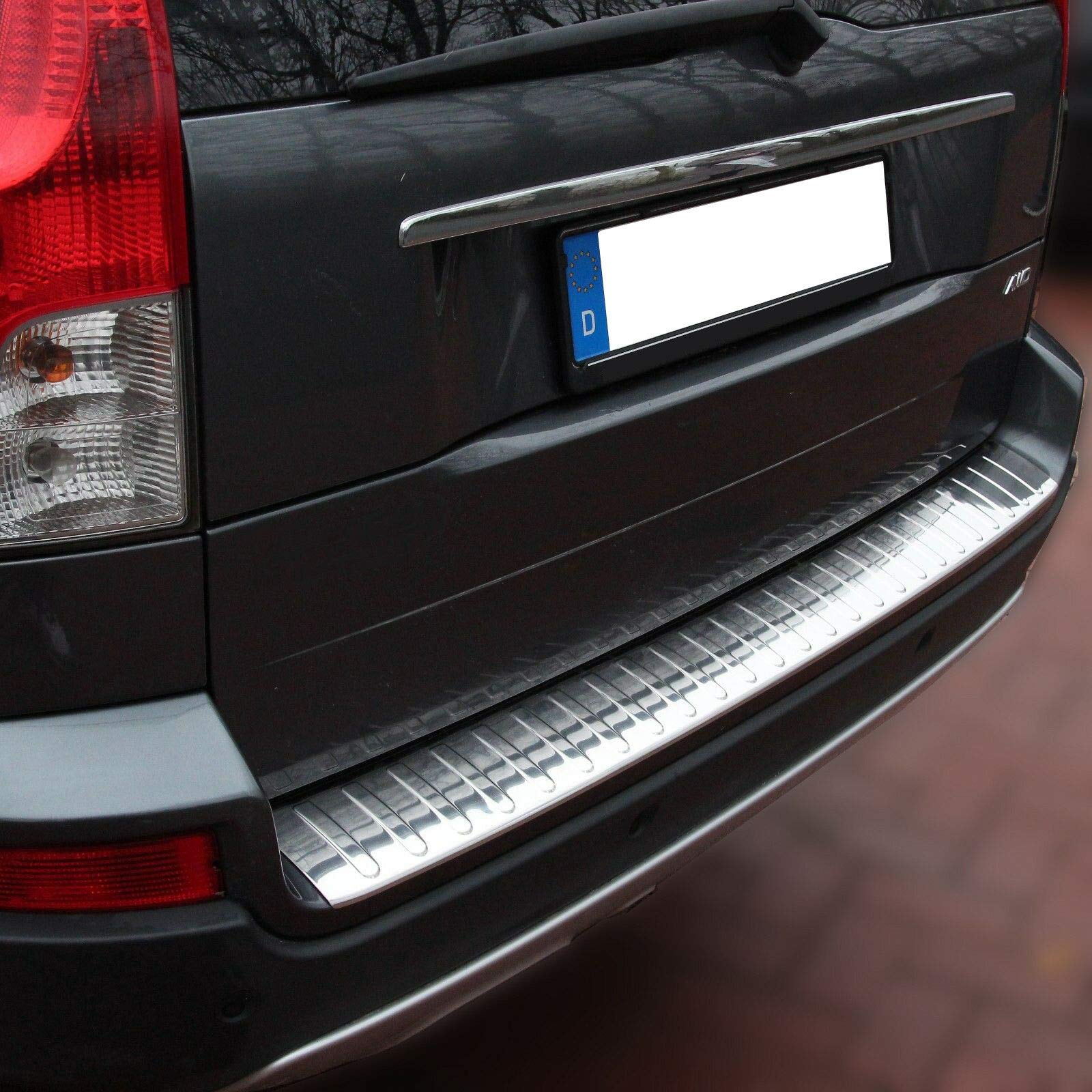 Ladekantenschutz Edelstahl Chrom kompatibel für Volvo XC90 I | 2002-2014 | Design Auflage | Premium Qualität von RECAMBO von Recambo