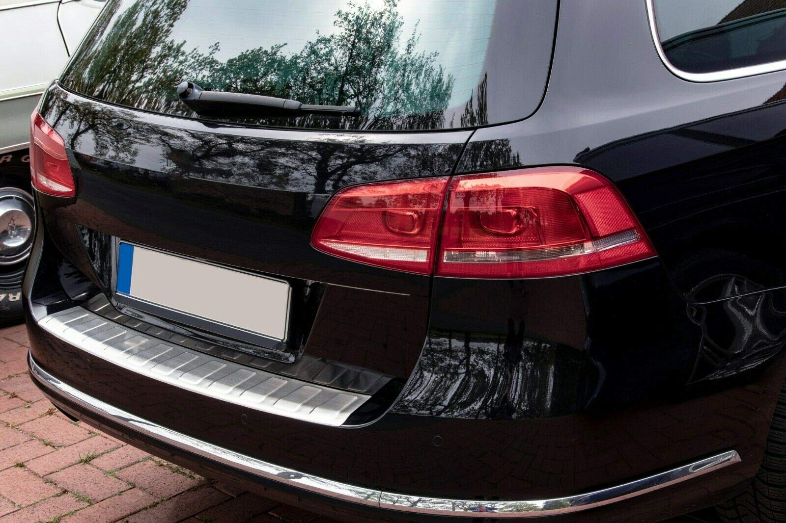 Ladekantenschutz Edelstahl MATT kompatibel für VW Passat B7 Kombi & ALLTRACK | 2010-2014 | Premium Qualität von RECAMBO von Recambo