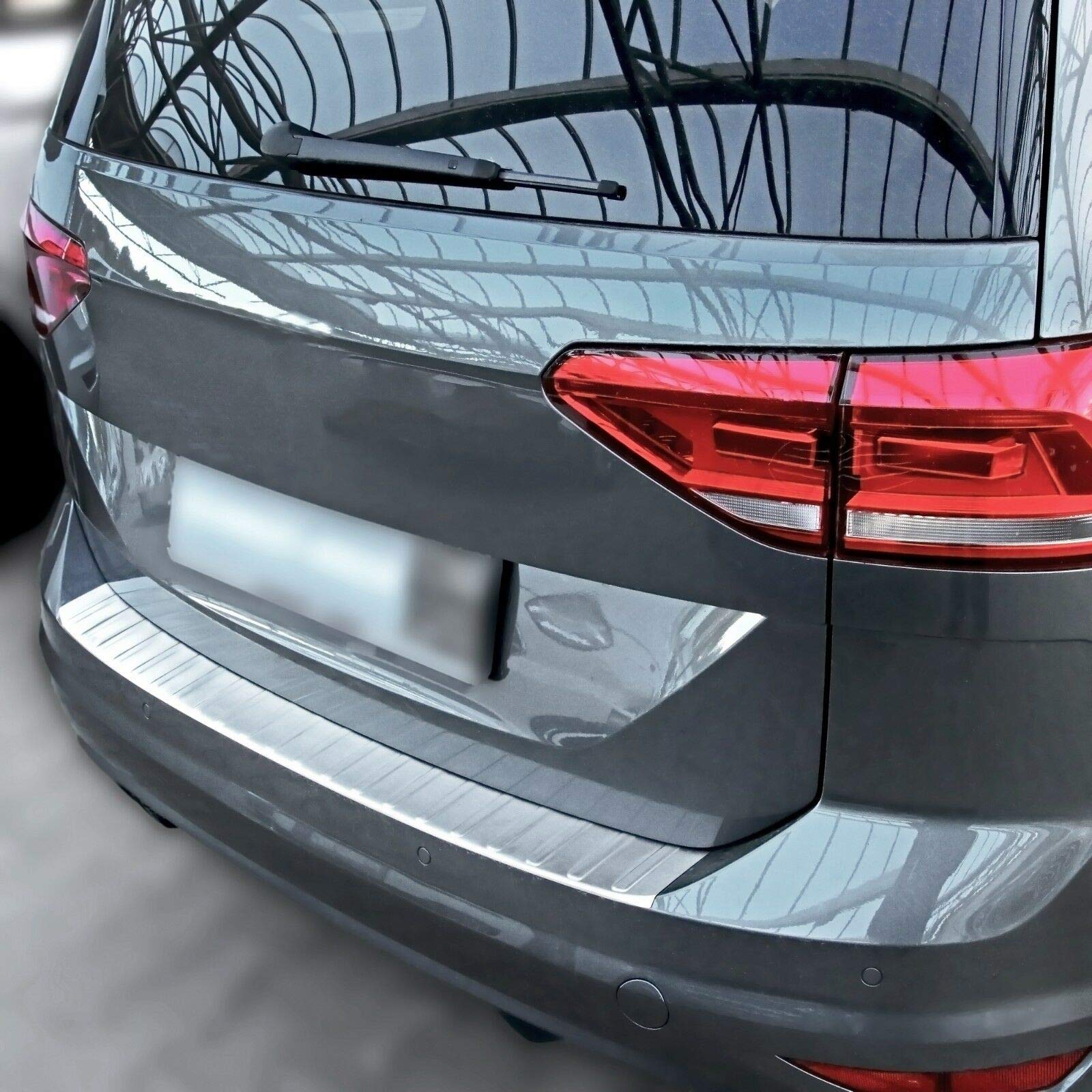 Ladekantenschutz Edelstahl MATT kompatibel für VW TOURAN II 5T ab 2015 | mit Abkantung | Premium Qualität von RECAMBO von Recambo