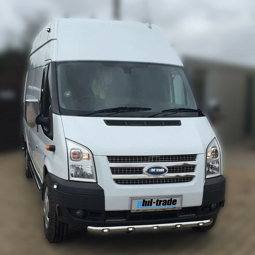 Recambo EDELSTAHL GRILL-LEISTEN CHROM passend für FORD TRANSIT 6 | BJ 2006-2013 | 2-TLG, MASSIV Recambo EDELSTAHL GRILL-LEISTEN CHROM passend für FORD TRANSIT 6 | BJ 2006-2013 | 2-TLG, MASSIV von Recambo