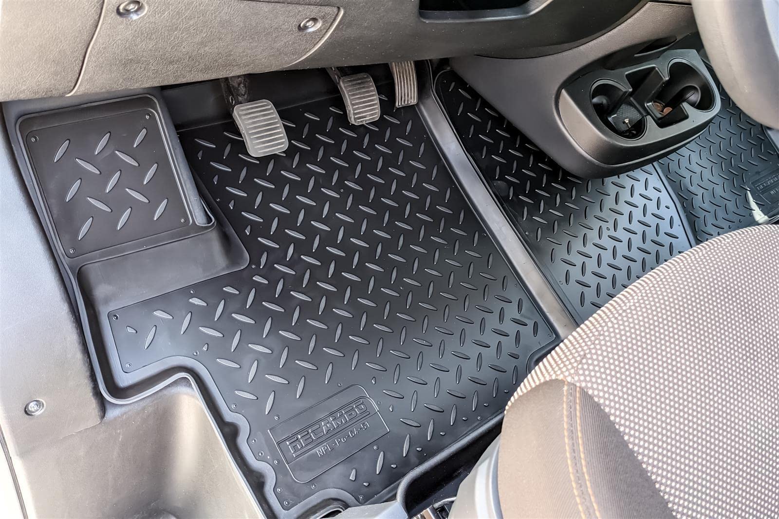 Recambo 3D Gummi Fußmatten kompatibel für Citroen Jumper | FIAT Ducato | Peugeot Boxer | ab BJ 2006 | Auto Gummimatten | Passgenau | mit Rand | schwarz Recambo 3D Gummi Fußmatten kompatibel für Citroen Jumper | FIAT Ducato | Peugeot Boxer | ab BJ 2006 | Auto Gummimatten | Passgenau | mit Rand | schwarz von Recambo