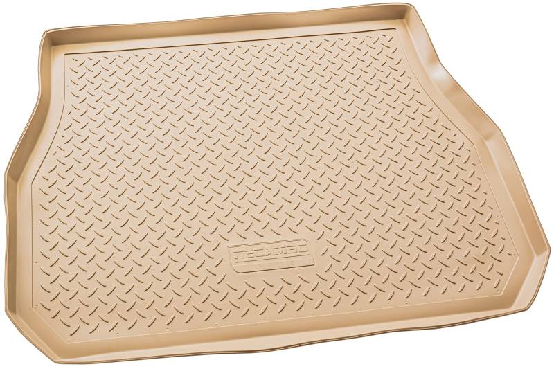 Recambo Gummi Kofferraumwanne Premium passend für BMW X5 | Typ E53 | BJ 1999-2006 | passgenau mit Rand | Beige von Recambo