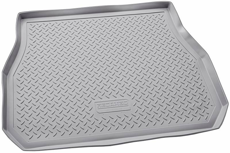 Recambo Gummi Kofferraumwanne Premium passend für BMW X5 | Typ E53 | BJ 1999-2006 | passgenau mit Rand | Grau von Recambo