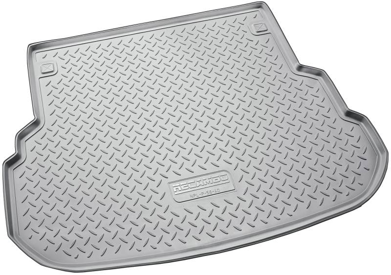 Recambo Gummi Kofferraumwanne Premium passend für Mercedes GLK-Klasse | X204 | BJ 2008-2015 | passgenau mit Rand | Grau von Recambo
