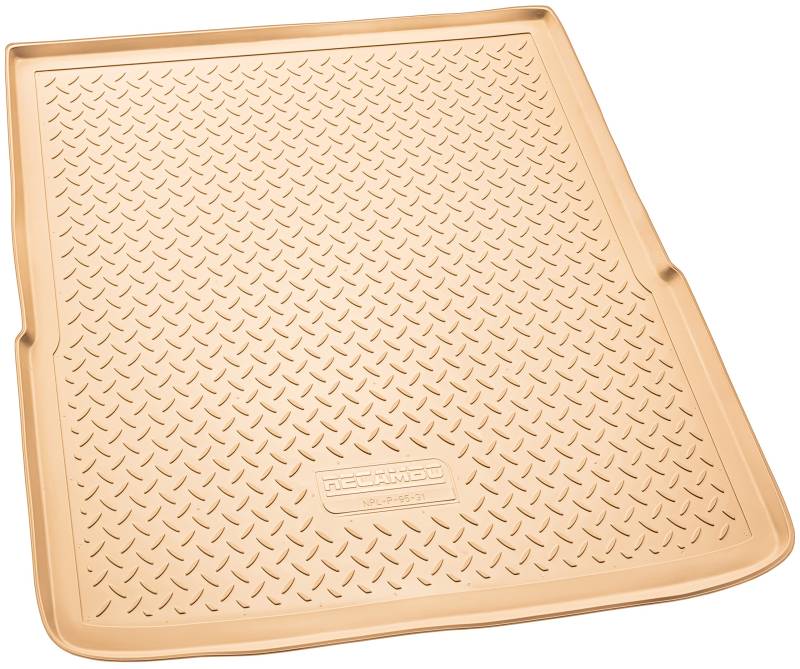 Recambo Gummi Kofferraumwanne Premium passend für VW Passat B6 Variant | Typ 3C5 | BJ 2005-2010 | passgenau mit Rand | Beige von Recambo