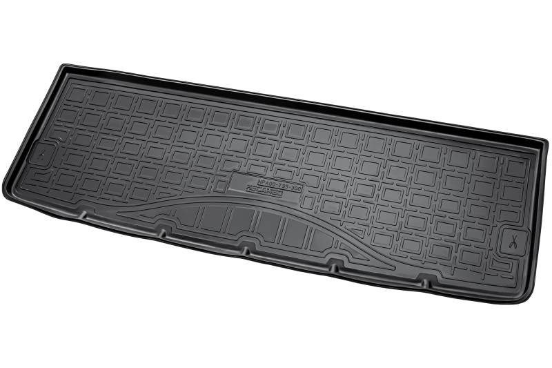 Recambo Gummi Kofferraumwanne Premium passend für VW T5 | VW T6 | MULTIVAN, kurzer Radstand | ab 2003 | passgenau mit Rand von Recambo