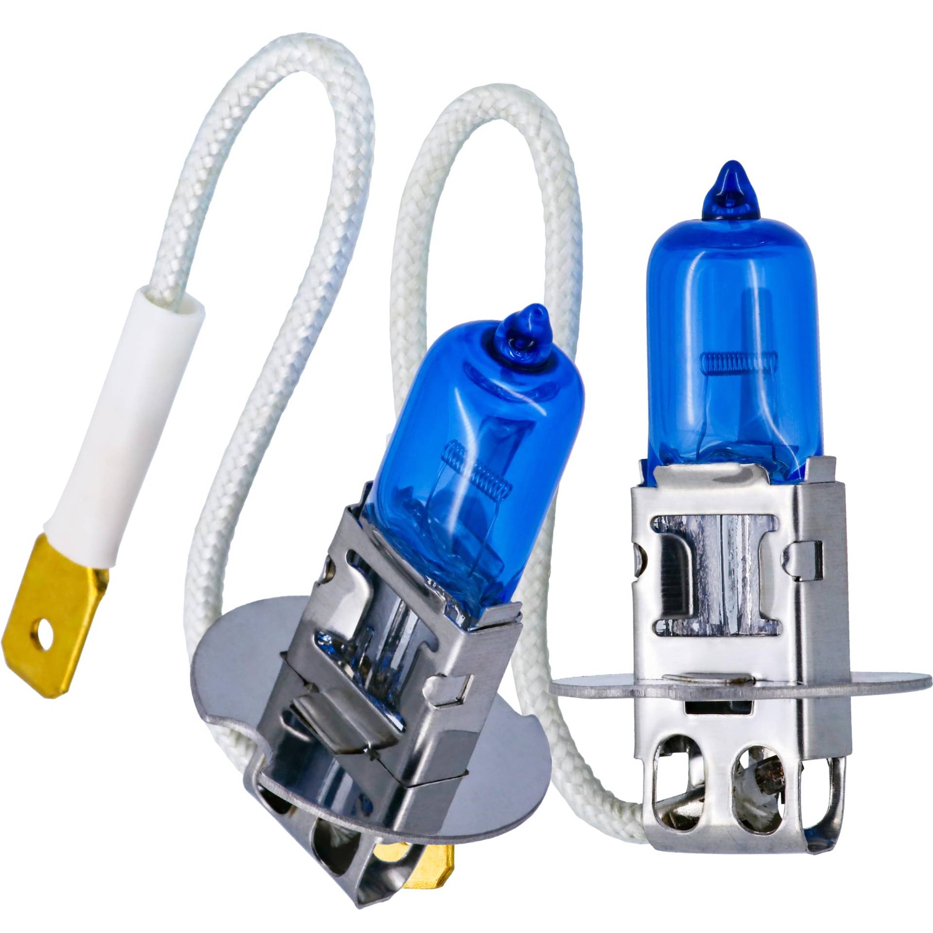 Recambo H3 Halogenlampen 12V 55W - 5500K Xenon-Look - Superweißes Licht für Abblend- & Fernlicht - Sockel PK22s - 2 Stück, E-geprüft Recambo H3 Halogenlampen 12V 55W - 5500K Xenon-Look - Superweißes Licht für Abblend- & Fernlicht - Sockel PK22s - 2 Stück, E-geprüft von Recambo