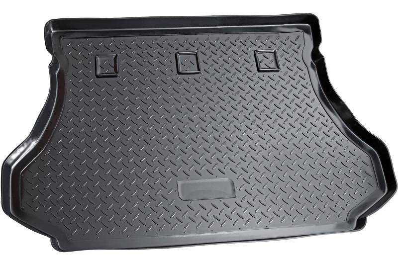 Recambo Kofferraumwanne passend für Hyundai Santa Fe I, SM | 2000-2006 | Schwarz, Kunststoff, Passgenau mit hohem Rand und 3D Sicken von Recambo