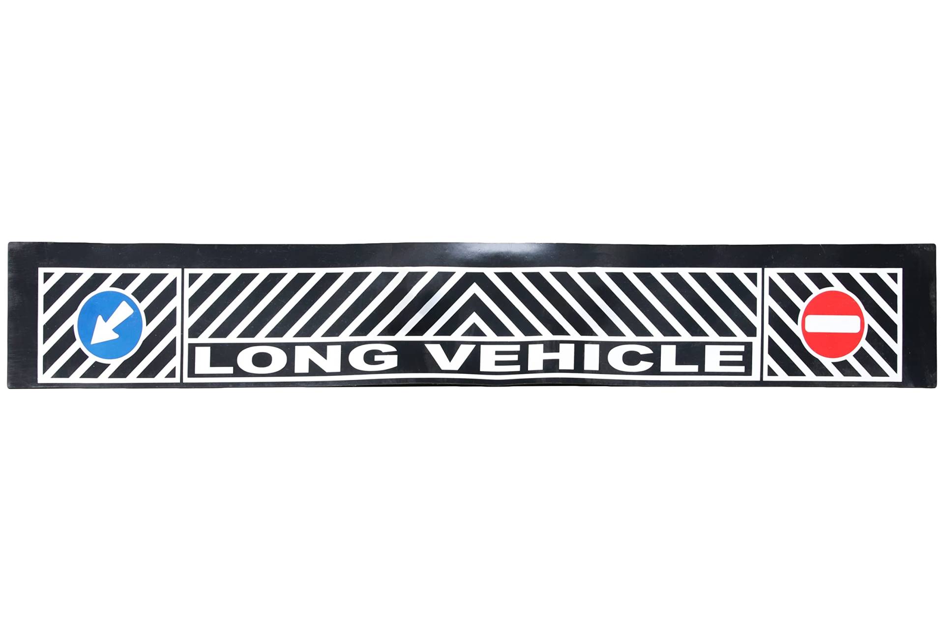 Recambo Universal Schmutzfänger Leiste, Spritzschutz, Spritzlappen für LKW Truck Anhänger Heck - Long Vehicle - mit Verkehrszeichen - Flexibel Gummi - 240 x 35 cm Recambo Universal Schmutzfänger Leiste, Spritzschutz, Spritzlappen für LKW Truck Anhänger Heck - Long Vehicle - mit Verkehrszeichen - Flexibel Gummi - 240 x 35 cm von Recambo
