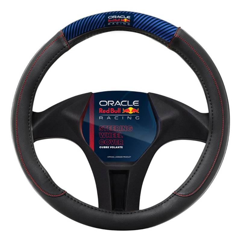 Red Bull Oracle Universelle Lenkradhülle - Typ 06 - Schwarz/Rot/Blau von Red Bull Racing