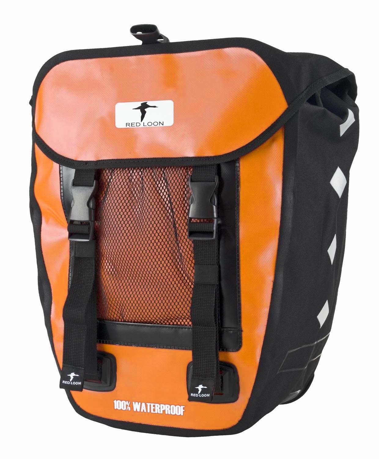 Red Loon Pro Packtasche Fahrradtasche Gepäckträgertasche LKW-Plane wasserdicht, Farbe:Orange, Herstellernummer:VDP64138 von Red Loon