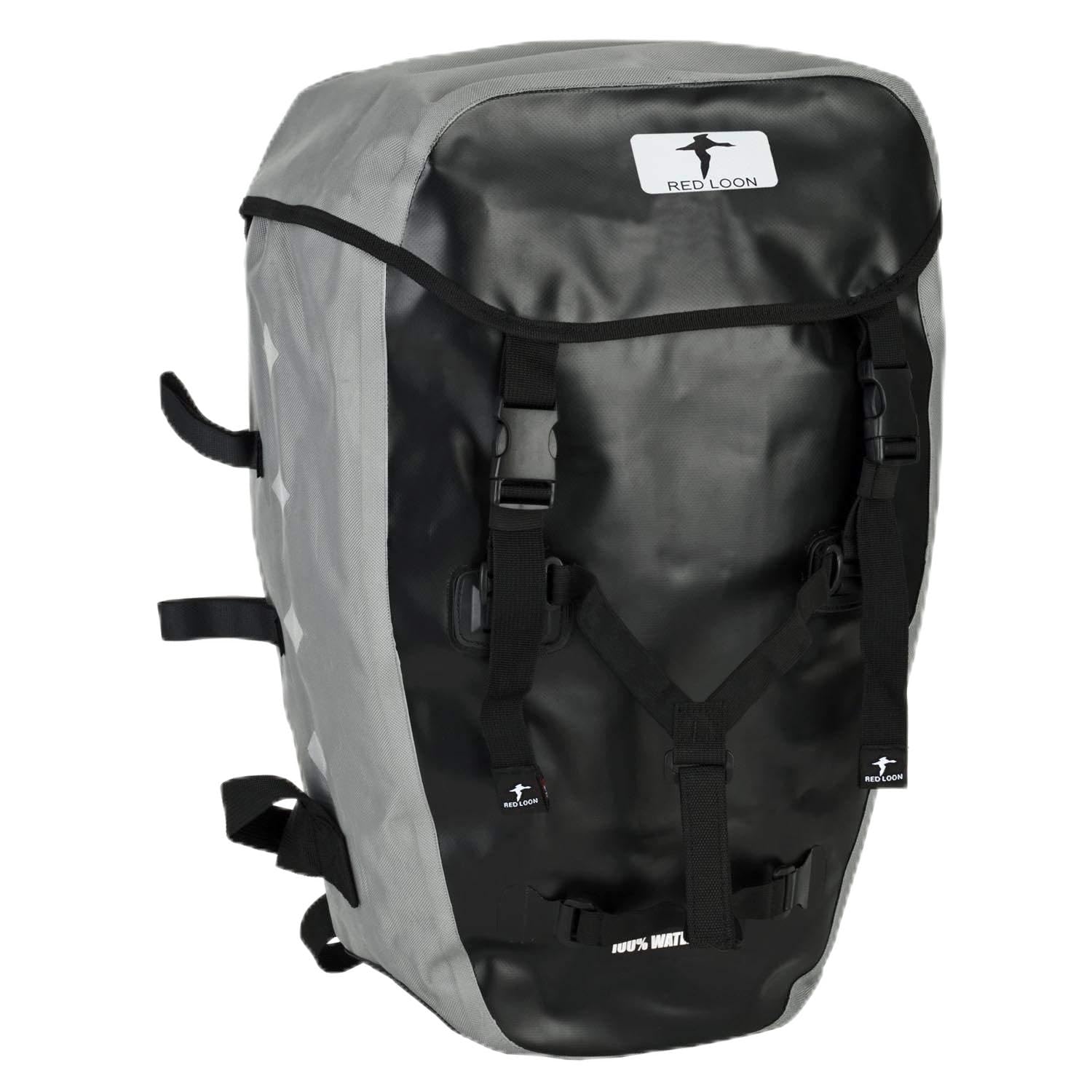 Red Loon wasserdichter Fahrrad Rucksack Fahrradrucksack 22L Pro Silber/schwarz - Rolltop Backpack mit Reflektorpunkten - Rucksack LKW-Plane reißfest aus superstrapazierfähigem Material Red Loon wasserdichter Fahrrad Rucksack Fahrradrucksack 22L Pro Silber/schwarz - Rolltop Backpack mit Reflektorpunkten - Rucksack LKW-Plane reißfest aus superstrapazierfähigem Material von Red Loon