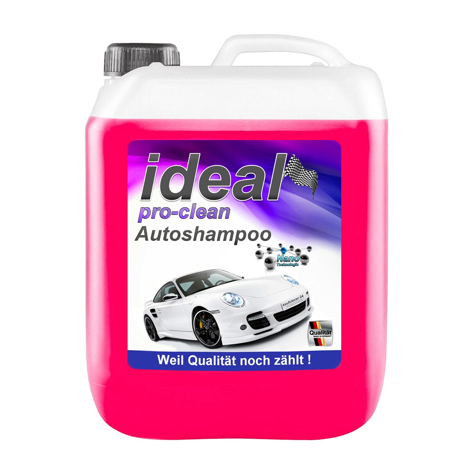 RedFOX24 Premium ideal pro clean Autoshampoo Konzentrat mit Nano tec. & Aktivschaum 5 Liter von RedFOX24 Premium