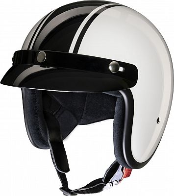 Redbike RB-675/RB-676, Jethelm - Weiß/Schwarz - XL von Redbike