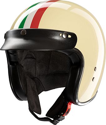 Redbike RB-802 Italia, Jethelm - Beige/Grün/Weiß/Rot - XS von Redbike