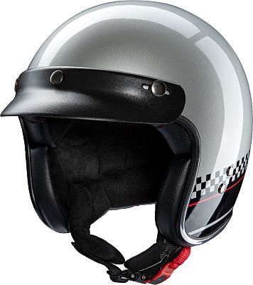 Redbike RB-806 Le Mans, Jethelm - Silber/Schwarz - M von Redbike