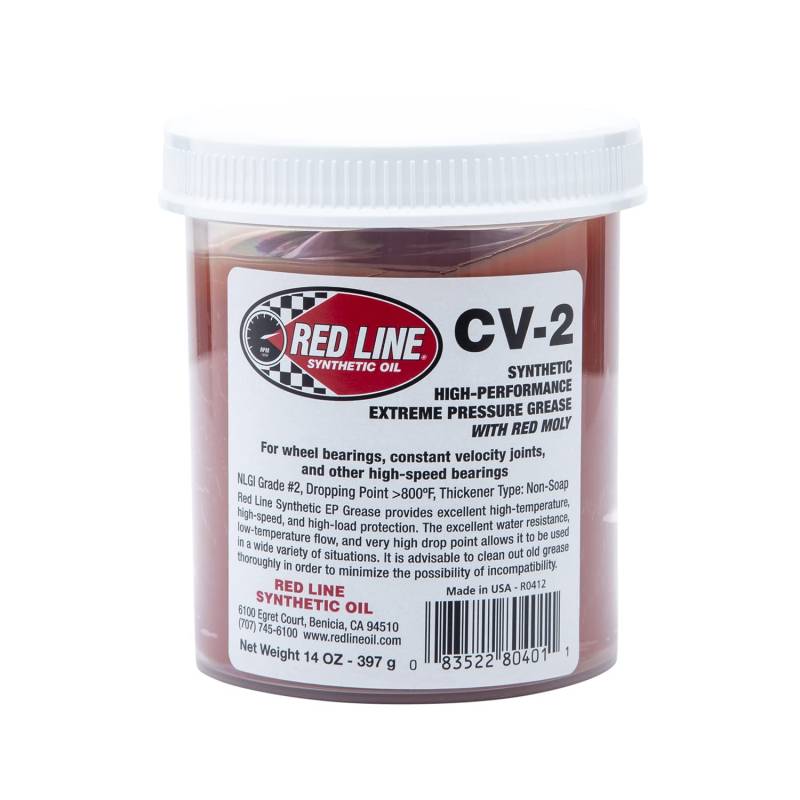 Red Line 80401 CV-2 Synthetisches Fett ? 396,9 g Dose von Red Line Oil von Red Line