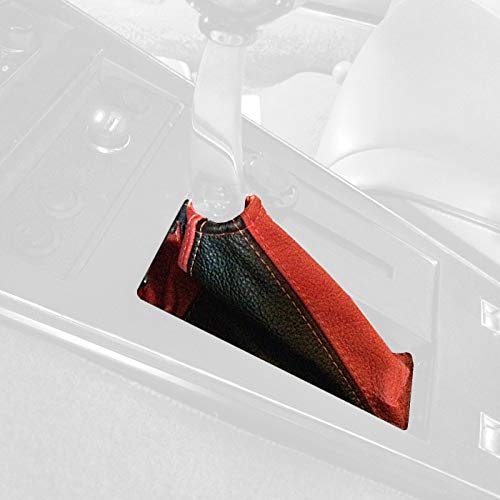 RedlineGoods Auto Schaltsack Manschette kompatibel mit Chevrolet Corvette C3 1977-82. Maßgeschneidert - Nicht universell. Echtes Top Qualitat Italienisches Leder. Sierra mit Schwarzem Faden von RedlineGoods
