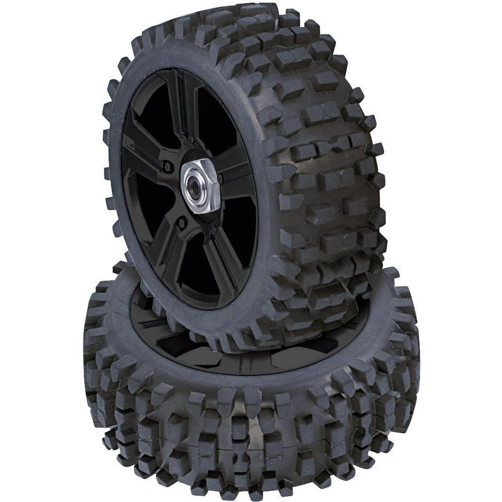 Reely 1:8 Buggy Kompletträder Stollen 5-Speichen Schwarz 4 St. Reely 1:8 Buggy Kompletträder Stollen 5-Speichen Schwarz 4 St. von Reely