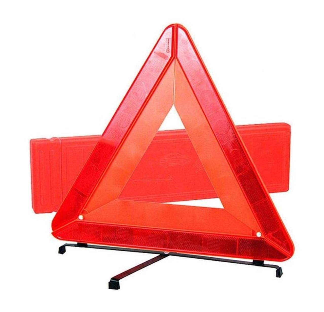 Reemky Warnung Reflektierendes Dreieck Faltbarer Dreieck Reflektor Alarme Auto Notfall Kit Straßenrand Warnschild mit Tragetasche für Auto Fahrzeuge LKW RV Tractor Trailer (1 Pack) von Reemky