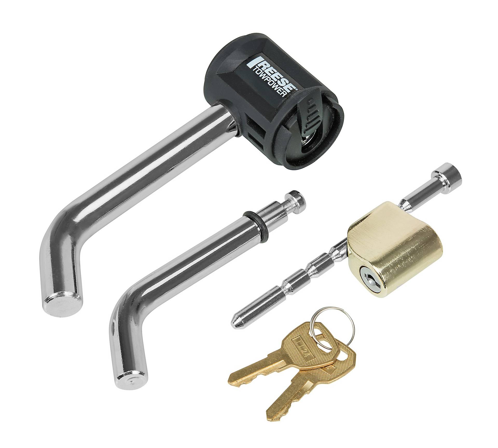 Reese Towpower 7075130 Class I-IV Dual Bent Pin Empfängerschloss und Kupplungsschloss Combo Reese Towpower 7075130 Class I-IV Dual Bent Pin Empfängerschloss und Kupplungsschloss Combo von Reese