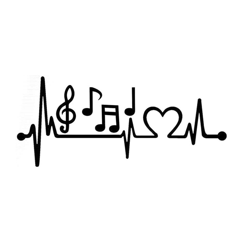 Reheyre Hinweis Elektrokardiogramm Heartbeat Autofenster Computeraufkleber Schwarz Reheyre Hinweis Elektrokardiogramm Heartbeat Autofenster Computeraufkleber Schwarz von Reheyre