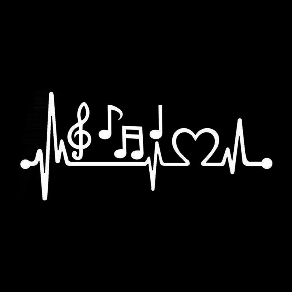 Reheyre Hinweis Elektrokardiogramm Heartbeat Autofenster Computeraufkleber Weiß Reheyre Hinweis Elektrokardiogramm Heartbeat Autofenster Computeraufkleber Weiß von Reheyre