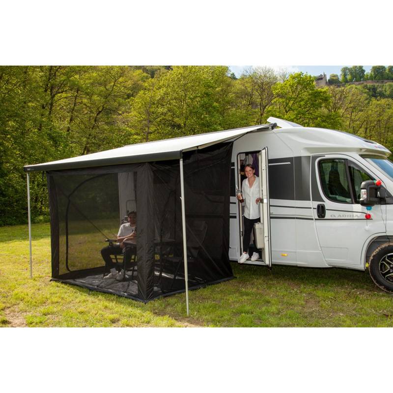 Reimo Vorzelt Moskito Free Premium 240/300 Camping Insektenschutz Moskitonetz Zelt für Markise (240 x 230 x 180-240 cm) von Reimo