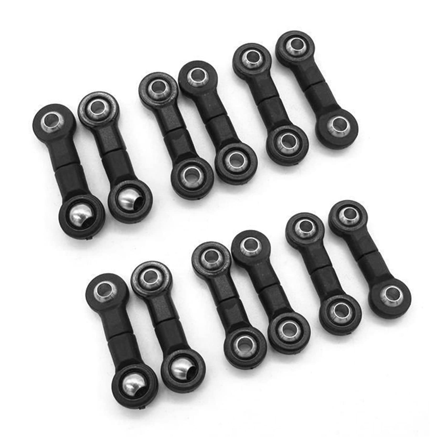 Reinscer 12 Stück Verbinder Links Rod fürWpl B16 B36 Rc Auto Hinterachse Wippe Kopf Stange Upgrade Teile Reinscer 12 Stück Verbinder Links Rod fürWpl B16 B36 Rc Auto Hinterachse Wippe Kopf Stange Upgrade Teile von Reinscer