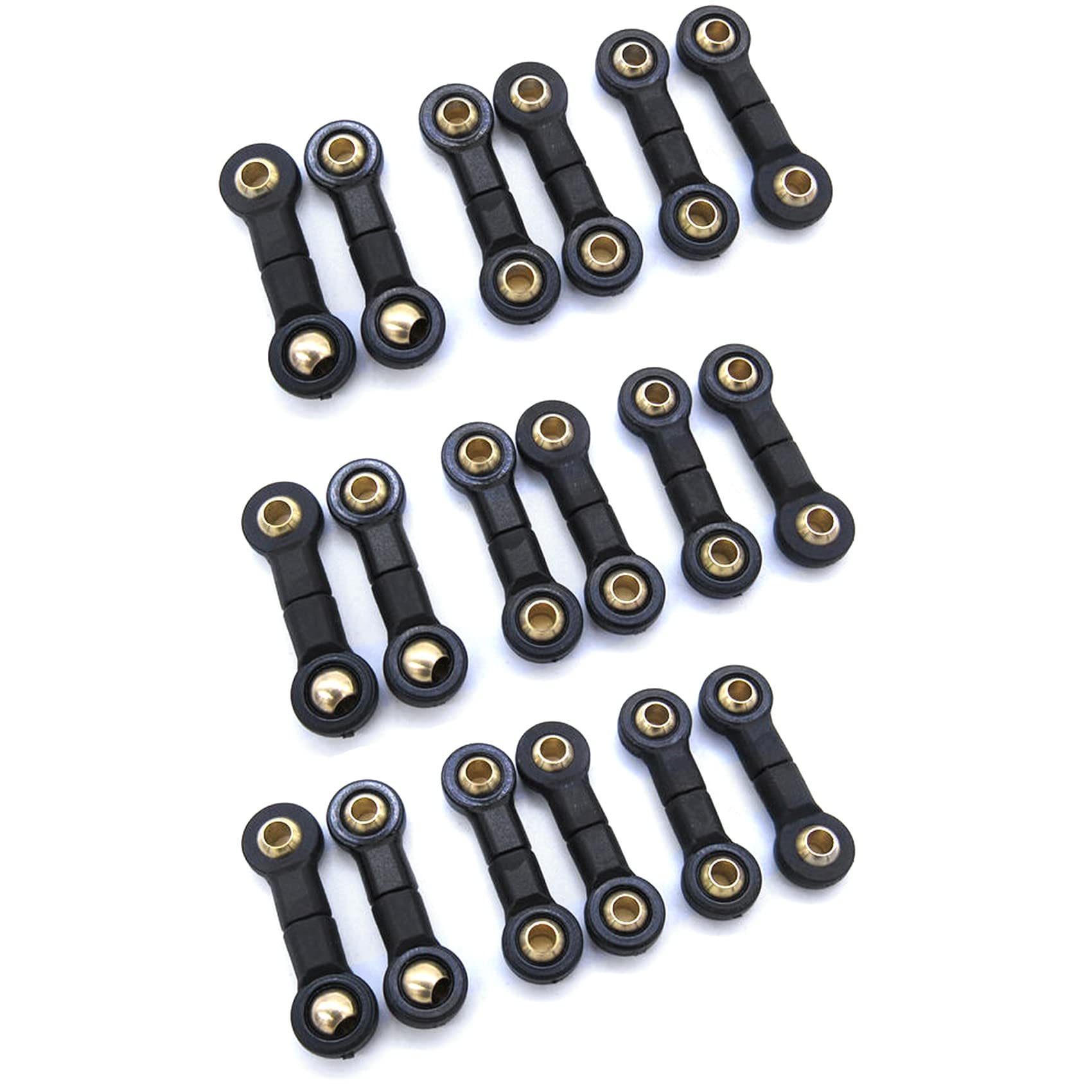 Reinscer 18 Stück Verbinder Links Rod für B16 B36 Rc Auto Hinterachse Wippe Kopf Stange Upgrade Teile Reinscer 18 Stück Verbinder Links Rod für B16 B36 Rc Auto Hinterachse Wippe Kopf Stange Upgrade Teile von Reinscer